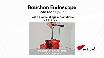 JPB Système borescope plug: self-locking test