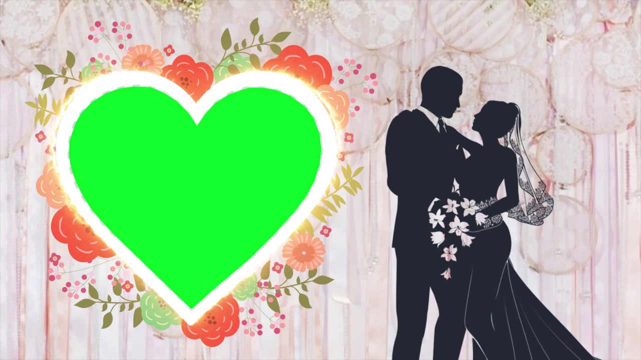 Wedding Green Screen Effect Green Screen Wedding Frame 4K UHD YouTube