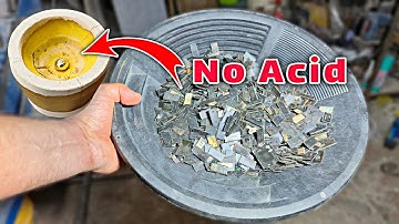 ZUUR-vrij goudherstel van DDR-geheugen IC-chips