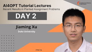 Recent Results in Planted Assignment Problems (Day 2) Wealth