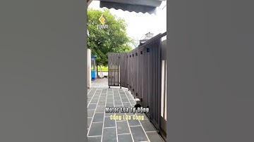 Motor Lùa, Cổng Lùa Cong Tự Động | ✅ Funas #funasdanang #congtudong #congtruot #shorts