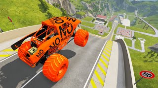 Monster Truck High Speed Jump - Beamng.drive I Ayieeeks Gaming