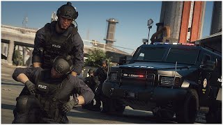 قوات تدخل السريع ( سوات ) قراند 5  || GTA V SWAT