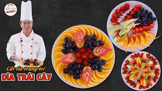 Cách sắp Dĩa Trái Cây đẹp nhìn rất hấp dẫn  - Fruit plate decoration