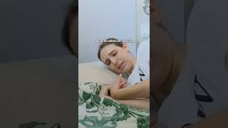 apparently t-rex arms are my fave way to sleep #autism #adhd #hypermobility #fyp