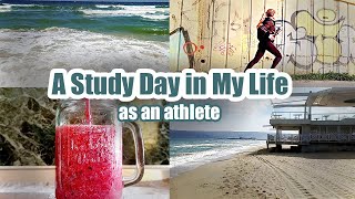 A Study Day in the Life of an Athlete • Productivity, Running, Family, and Healthy Food