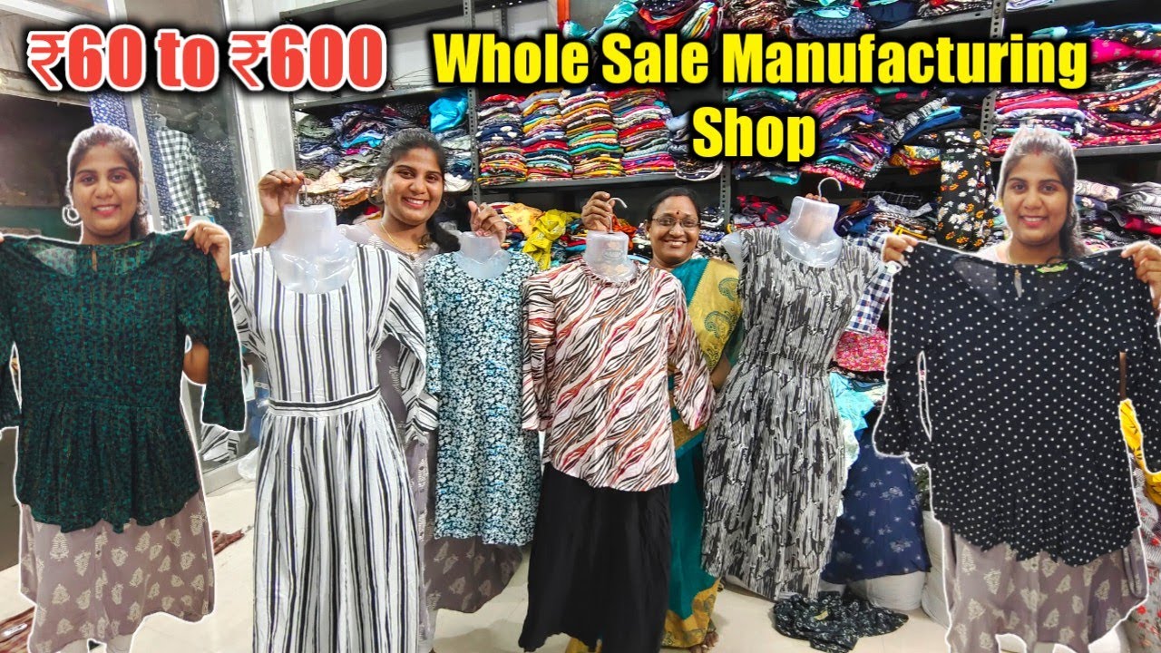 Children to Women dress Rs 45 to 600 | Manufacturers of whole sale dress | Sri Kalikambal Exports