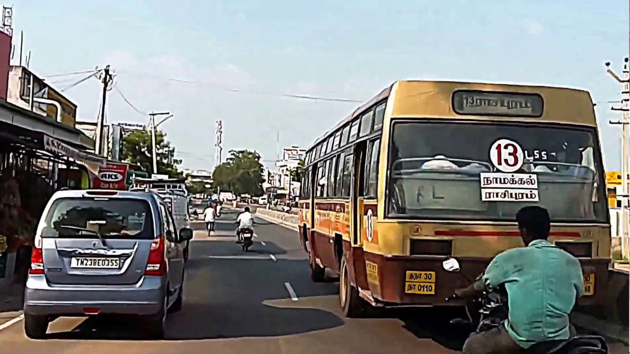 namakkal, salem road(streetview) In 2015 YouTube
