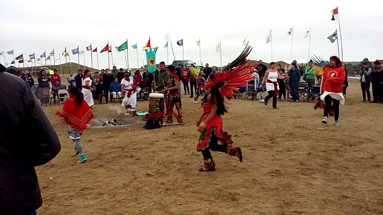 Aztec Dancers at Standing Rock..
