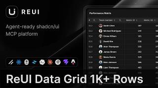 ReUI Data Grid with 1,000 Rows: Column Virtualization