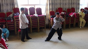 James Fu Qing Quan Tai Chi Step up Parry and Punch