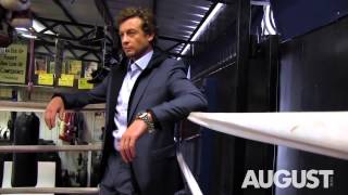 August Man January 2015 - Behind The Scenes with Simon Baker