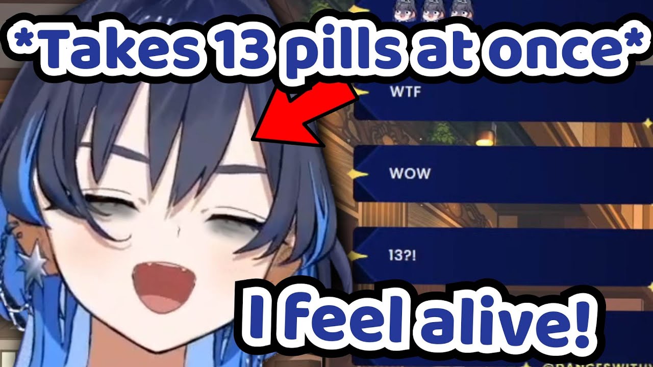 Kronii Made Everyone Kinda Concerned With The Amount of Pills She Takes Regularly