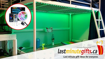 Bluetooth Led Strip Lights 20ft, Smart APP Control Music Sync Color Changing - Unboxing and Install