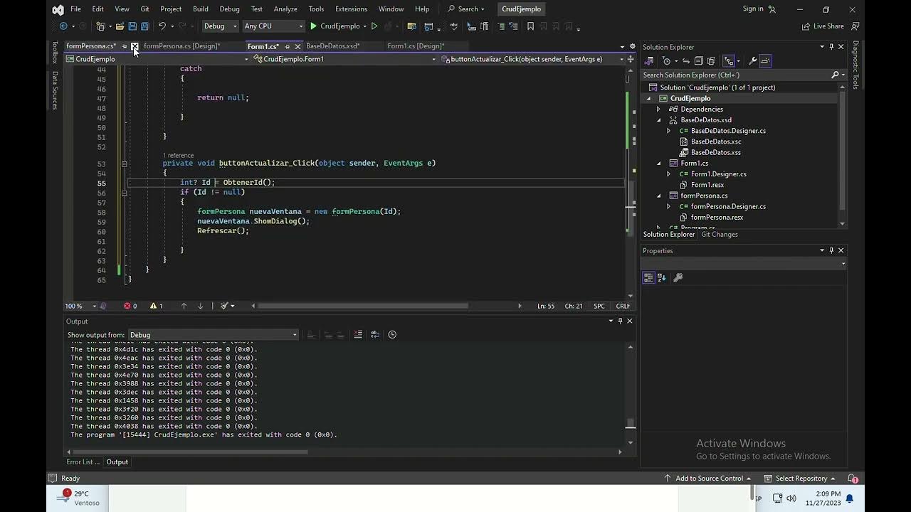 Crud C Actualizar YouTube