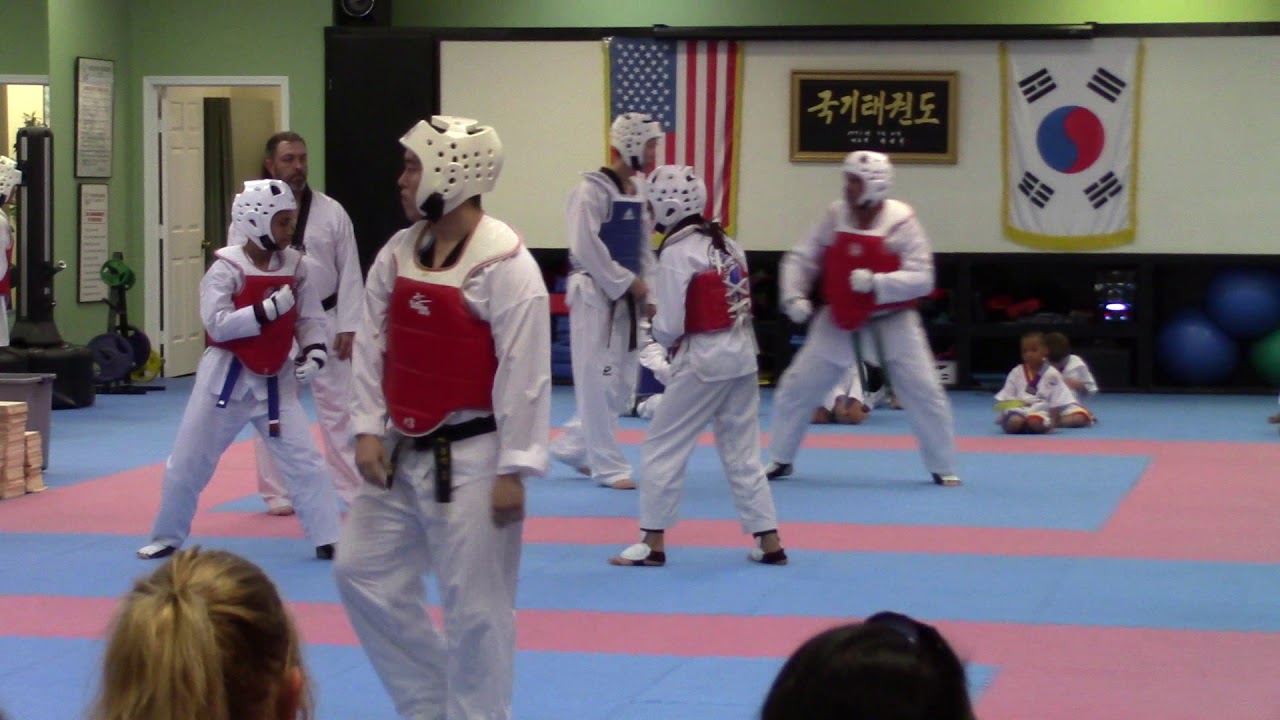 Taekwando practice,Virginia Beach,  USA