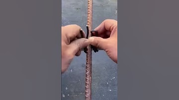 Fixing process of iron frame with thick iron wires