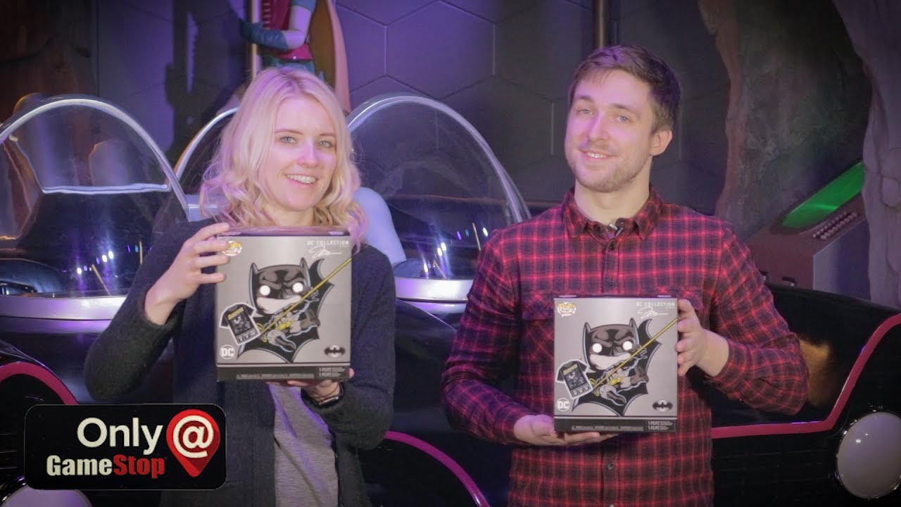 GameStop Exclusive Batman Jim Lee Pop! Deluxe and Tee!