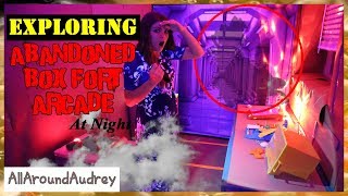 Exploring Haunted Abandoned Box Fort Arcade At Night / AllAroundAudrey