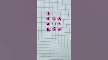 Draw a line connecting the numbers 1 to 10 in the water drop #drawing #games  #shorts #shortsvideo