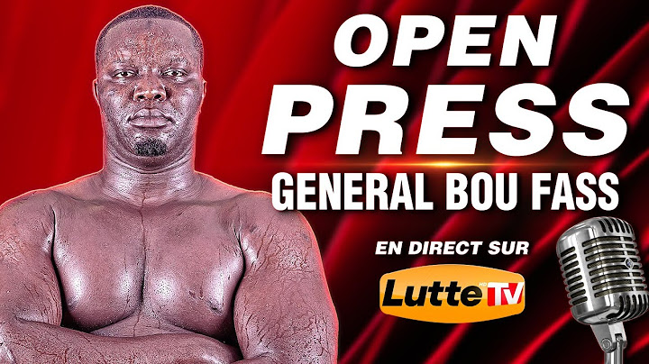🛑 Direct - Open Press de Général Bou Fass pour son combat contre Boy Niang…