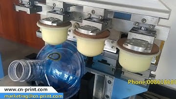 4 colors open ink well pad printer for bottle printing SPM4-150