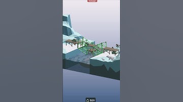Overly Complex Bridge Build in Polybridge! #construction #engineering #mobile #build #bridge #design
