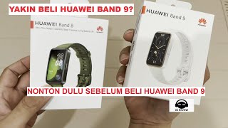 Unboxing & Bedain fisik dan fitur Huawei Band 9 White vs 8 Green DS REVIEW Indonesia