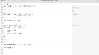 5.5 - Swift Basics, Closures