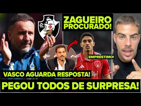 SAIU AGORA! VASCO AGUARDA RESPOSTA DE VÍTOR PEREIRA! ZAGUEIRO JAIR FOI PROCURADO! ADMAR NO MERCADO!