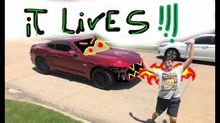 Our Wrecked 2017 Mustang GT Gets A Ford OEM GT350 Conversion!!! Part  3