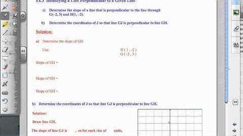 6.2 Parallel and Perpendicular Lines (Part 2)