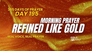 Day 195 of 365 Days of Prayer 🙏 Refined Like Gold – Trust God Through Testing | Job 23:10 (NIV)