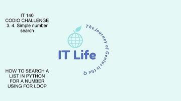 3. 4 SIMPLE NUMBER SEARCH