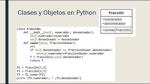 Programación en Python: Clases y objetos