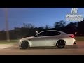 Bmw m5 competition exhaust flybys  turbo sounds bmw  loud pops  bangs flames  bmw m5 f10 exhaust