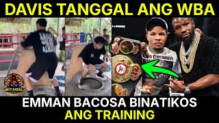 Download Lagu Tank Davis Baklas Ang WBA Belt Demoted Na | Emman Bacosa BINATIKOS Ang Training  MP3