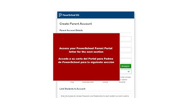 Powerschool Create Parent Portal Account (Feb 2023)