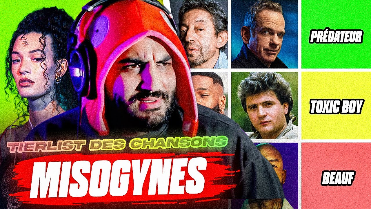 TIERLIST DES CHANSONS MISOGYNES (Feat Jäde)