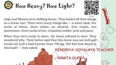 class 4 I math I chapter 12 l How heavy ? How Light ? l NCERT I हिंदी में explanation I cbse