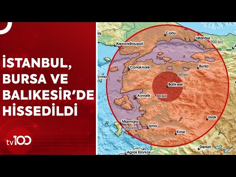 Çanakkale'de 4.9 Büyüklüğünde Deprem Meydana Geldi | TV100 Haber