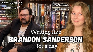 Morning person attempts Brandon Sanderson’s 2am writing routine