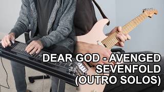 Dear God  Avenged Sevenfold  Outro Solos guitar And Pedal Steel