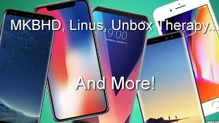Which Smartphones do the BIG Tech YouTubers use? MKBHD, Linus, Unbox Therapy and more!