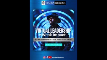 Virtual Leadership ≠ Weak Impact | Lead with Power from Anywhere | Keshon Broadus