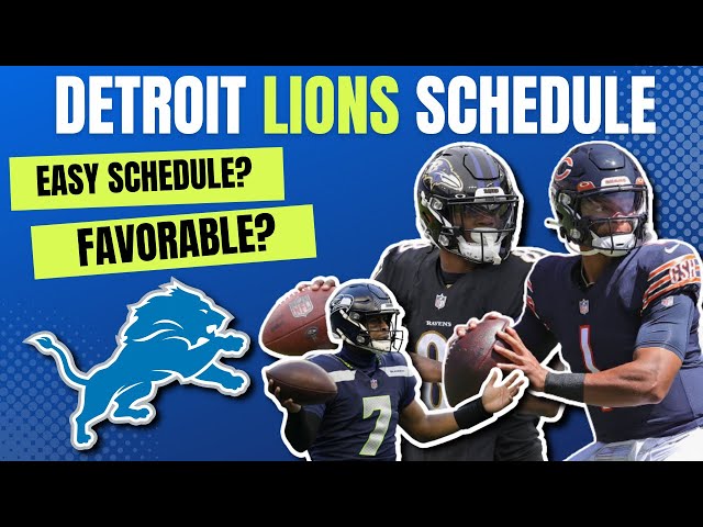 Detroit Lions 2023 Strength Of Schedule Breakdown Is FAVORABLE 