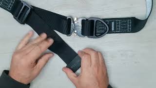 Fire Innovations Crow Nfpa Escape Belt - Endclip Installation