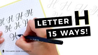15 Ways To Write The Letter \