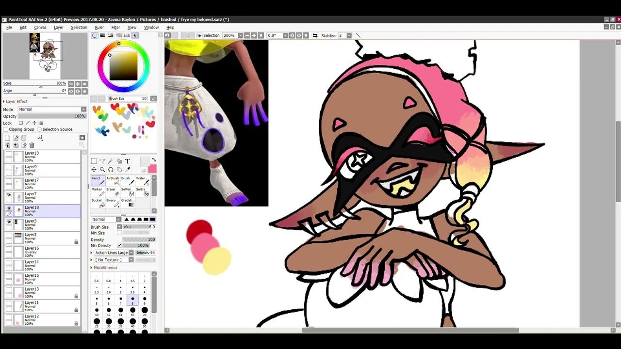 [Splatoon 3 Speedpaint] Ice Cream Flavor Splatfest (Team Frye)