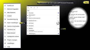 OsmAnd   Presentatie invoeren van een GPX bestand